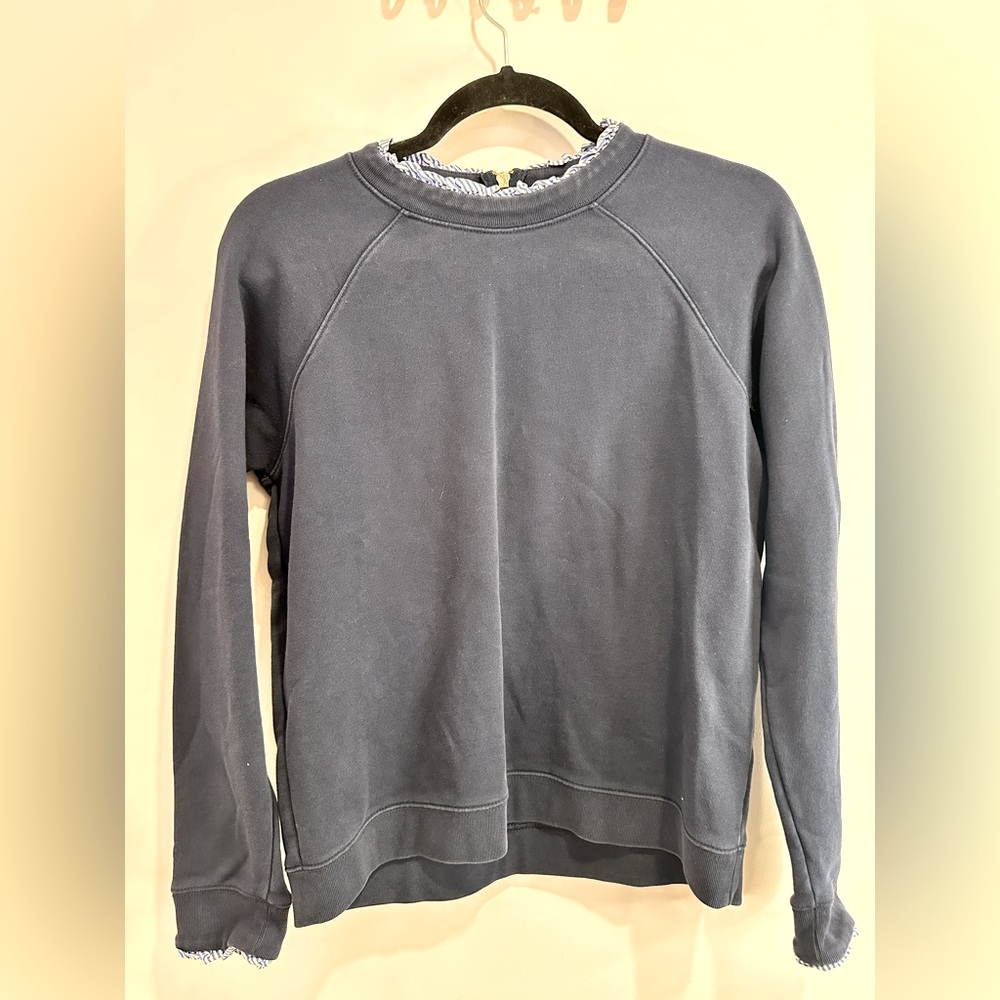 J Crew Mercantile Womens Sweater Size Medium Blue Knit